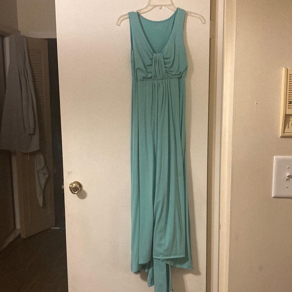 Turquoise maxi - Maternity